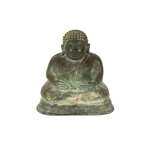 Khmer Bronze figure of Buddha