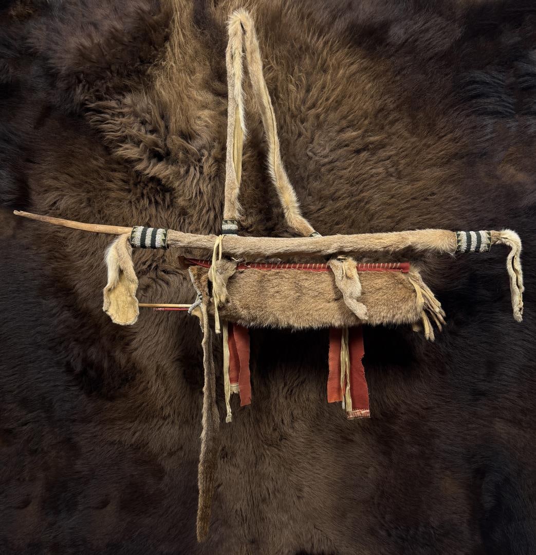 Kiowa Comanche Indian Mountain Lion Bow Case