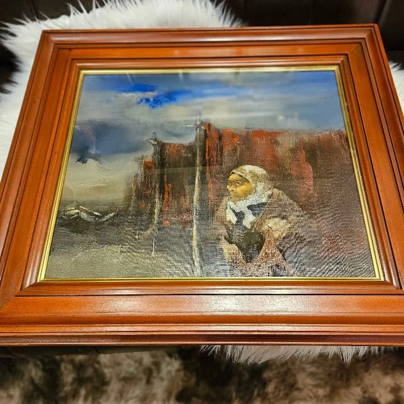 Kudo Kazuo - Drying Net Area, Oil Painting