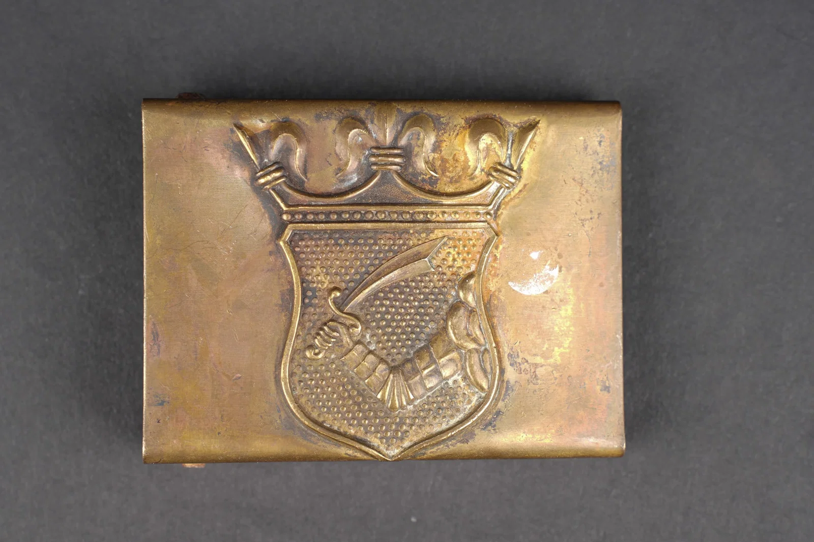 KuK Bosnie boucle de ceinturon. KuK Bosnia belt buckle.