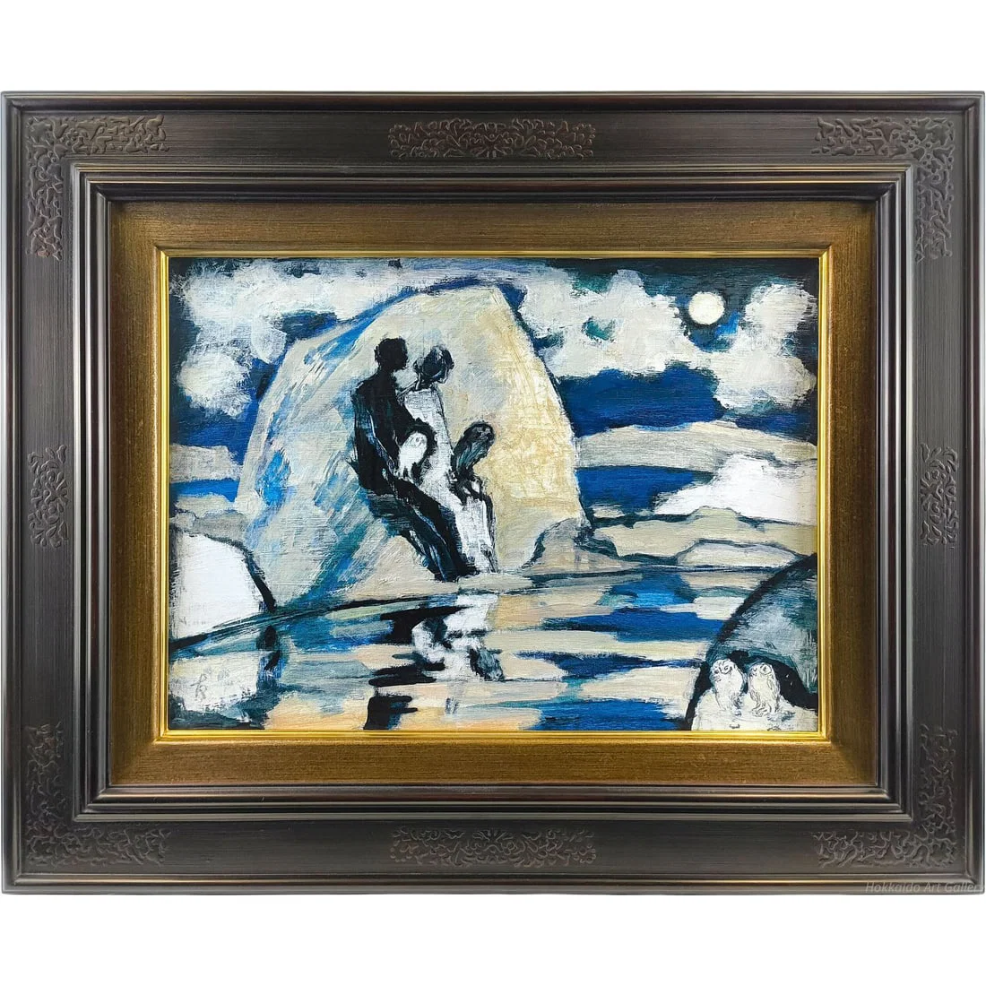 Kunimatsu Noboru "Hyojo no Hito" Oil Painting