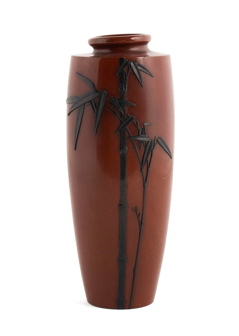 KURODA BRONZE CABINET VASE