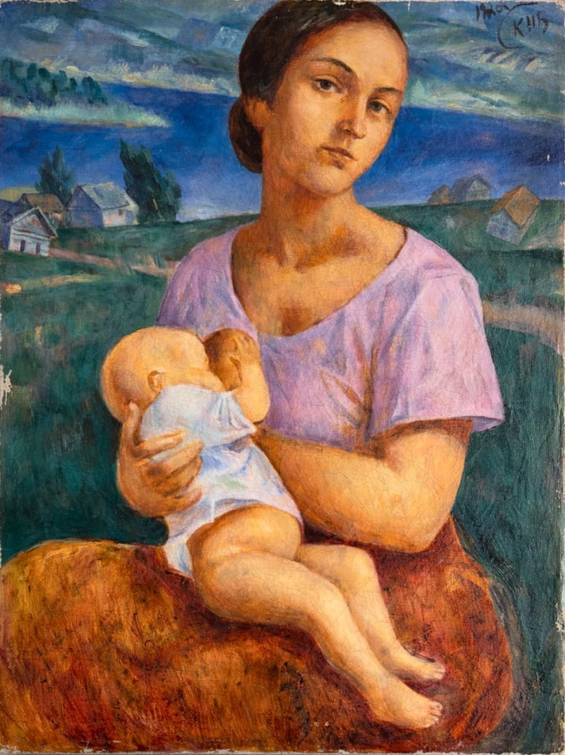 Kuzma Petrov-Vodkin (1878-1939), Mother and Child