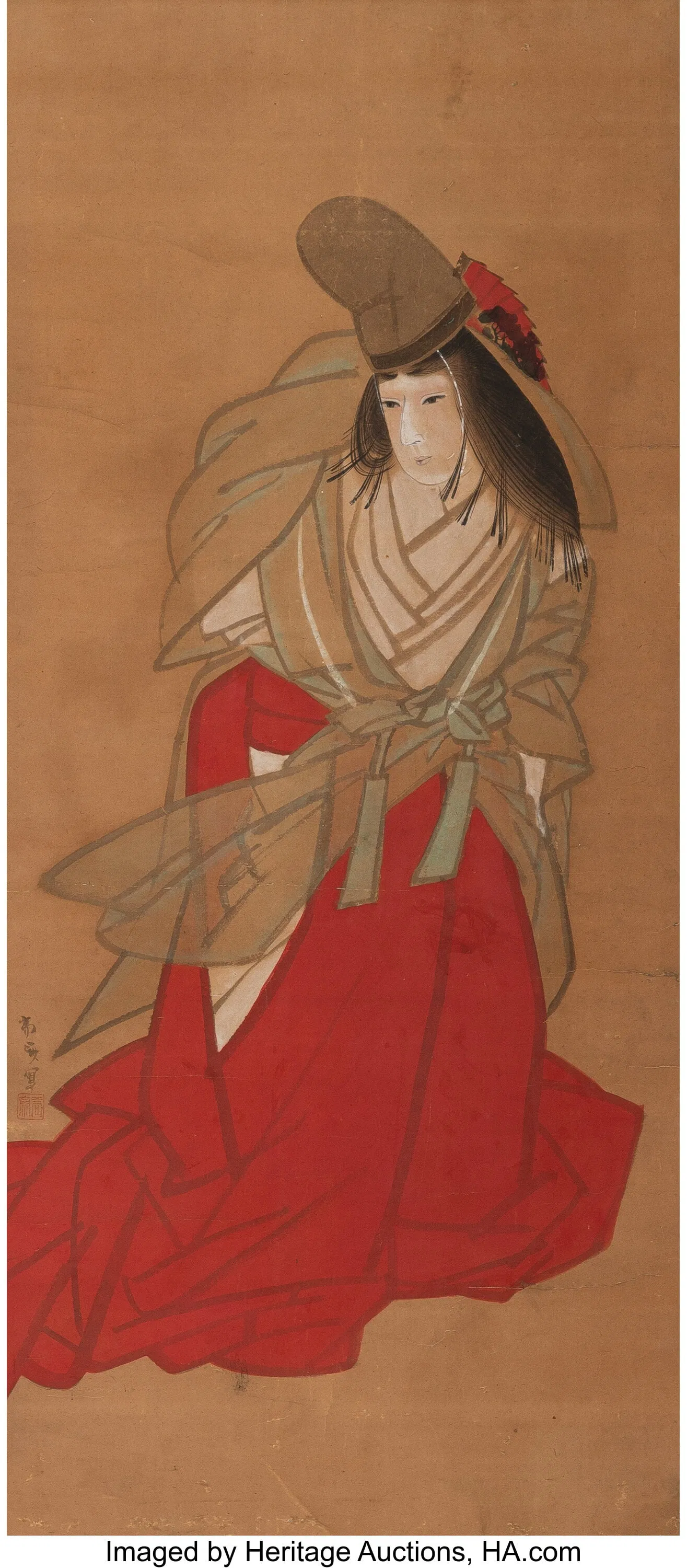 Kyoto School (19th century) Shirabyoshi Dancer H