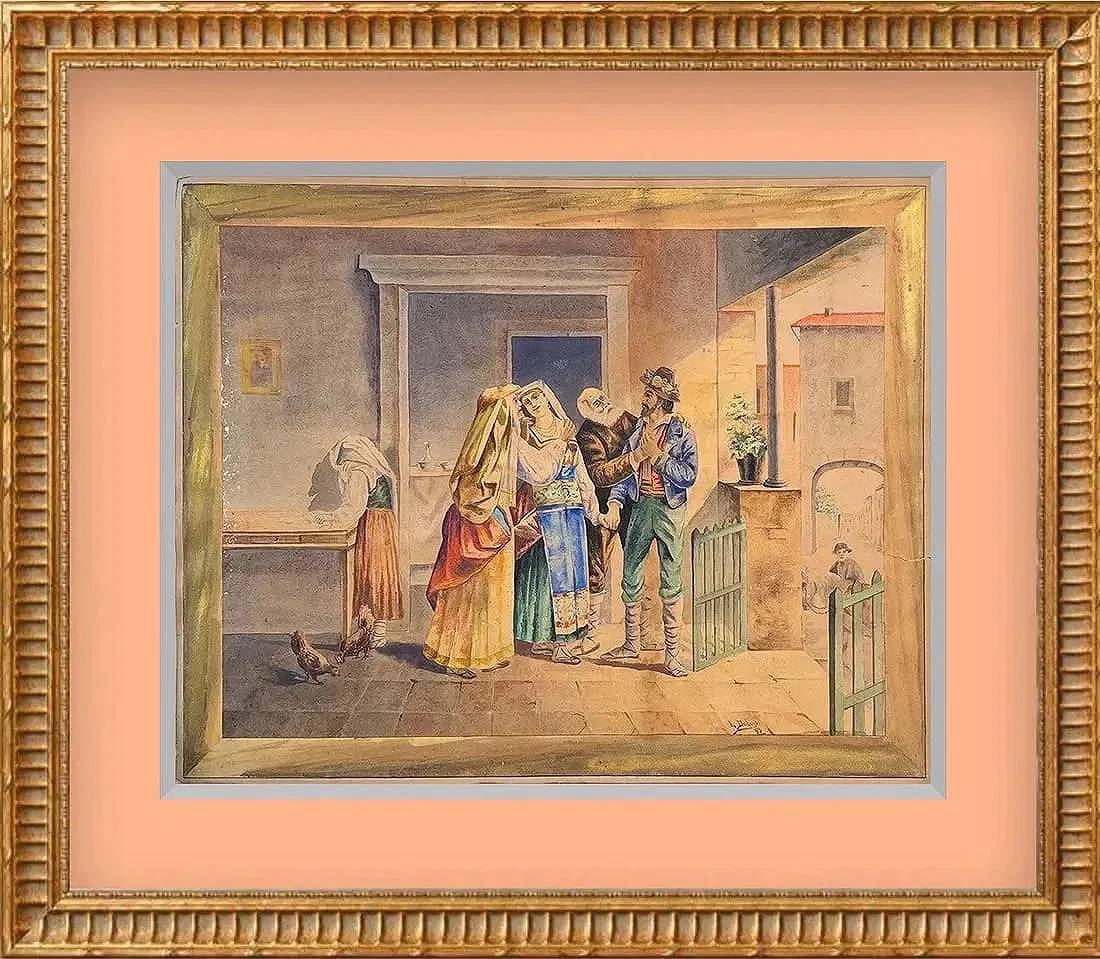 L. Dubois, Watercolor on Paper (Active from 19th to 20th Century)