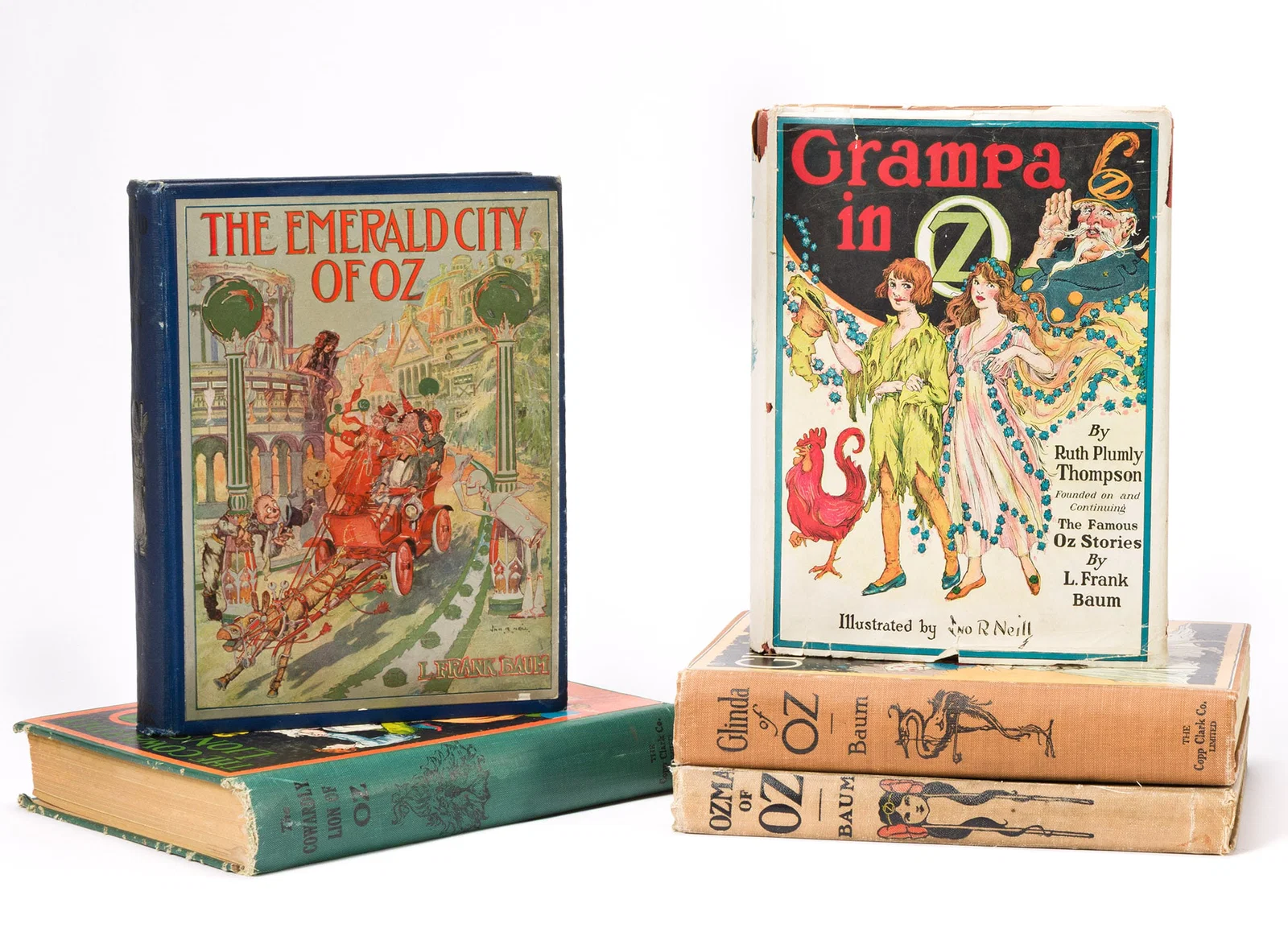 L. Frank Baum (1856-1919) & Ruth Plumly Thompson (1891-1976) Five First Canadian editions.
