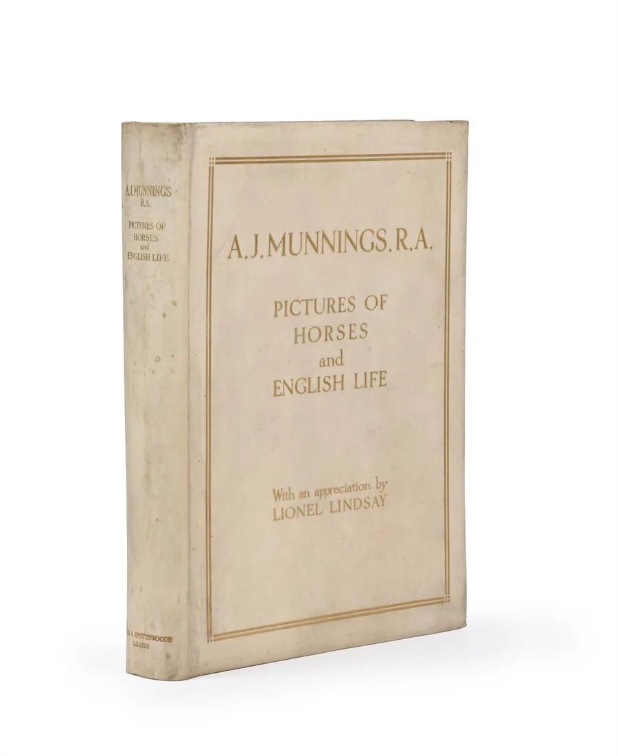 λ ƟSIR ALFRED J. MUNNINGS (BRITISH 1878-1959), PICTURES OF HORSES AND ENGLISH LIFE