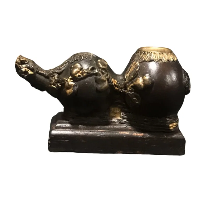 Lacquer Gourd Pen Holder and Pen Washer