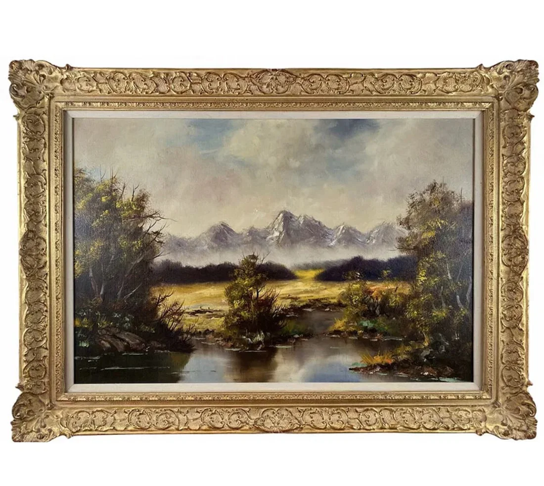 Landscape Oil Painting on Canvas - Signed