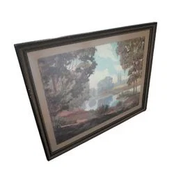 Landscape with River Framed Print
