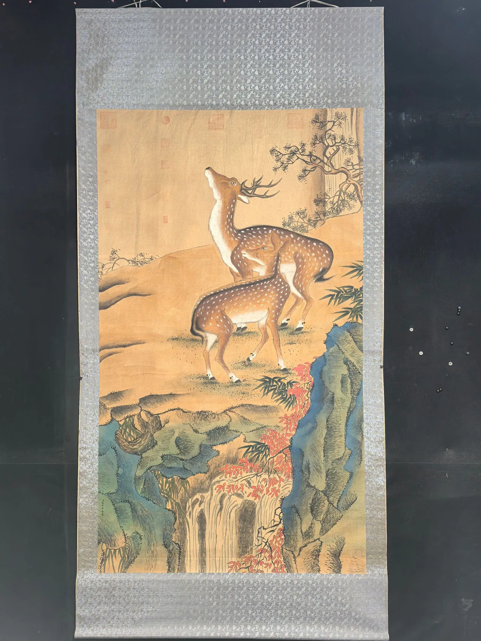 Lang Shining's Double Deer Painting