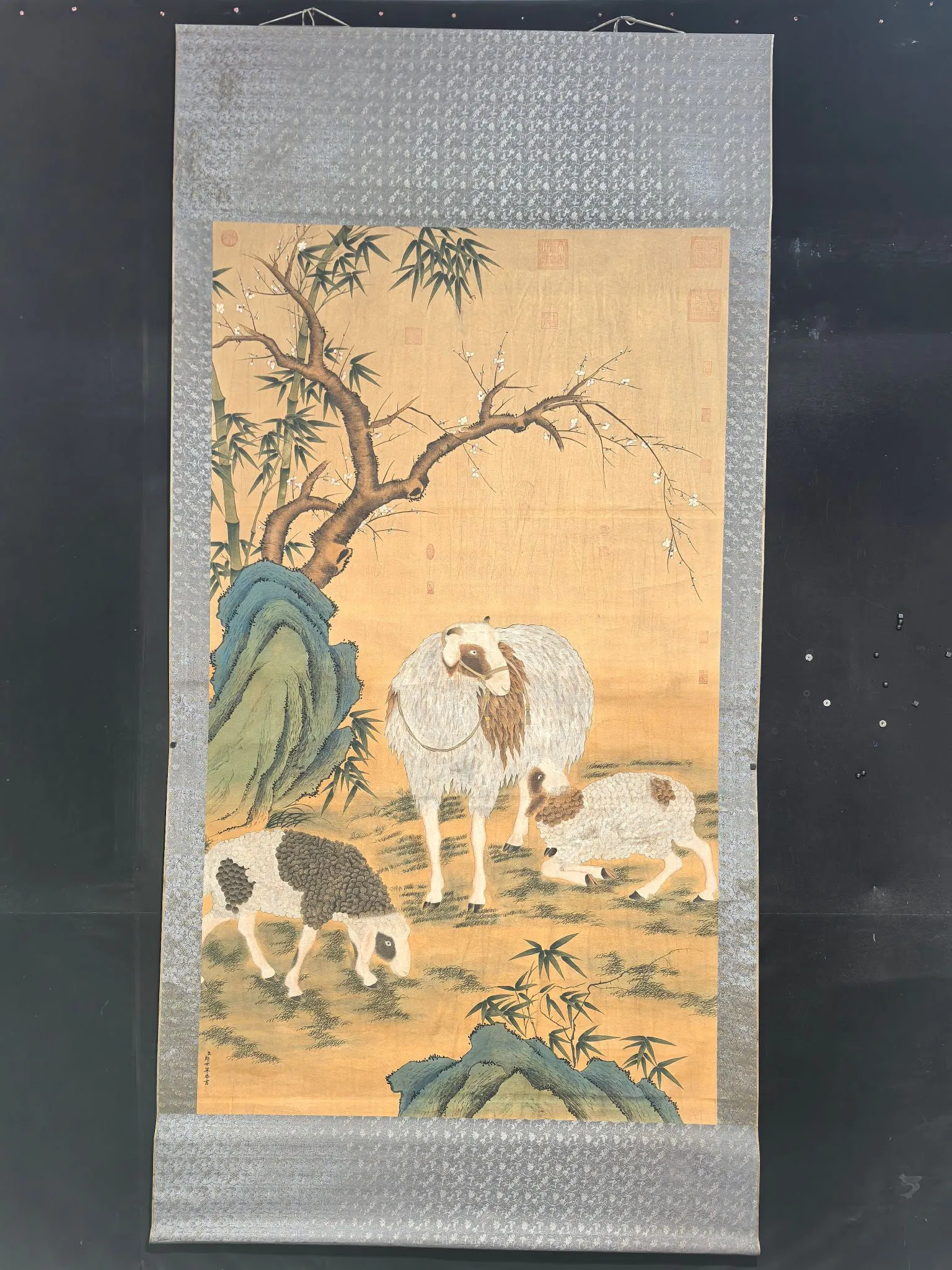 Lang Shining's Three Sheep Bring Prosperity
