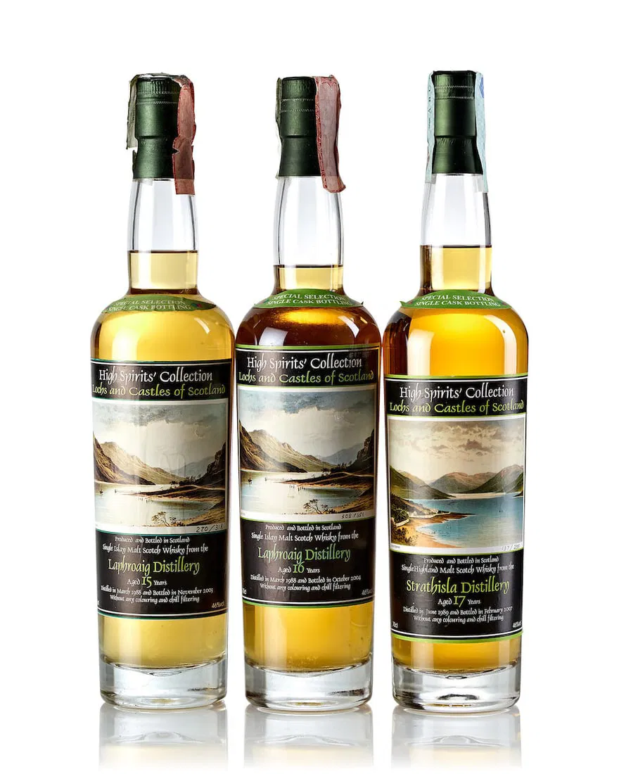 Laphroaig 15 Year Old Cask #3879, 1988 (1x 700ml) Laphroaig 16 Year Old Cask #3880, 1988 (1x 70...