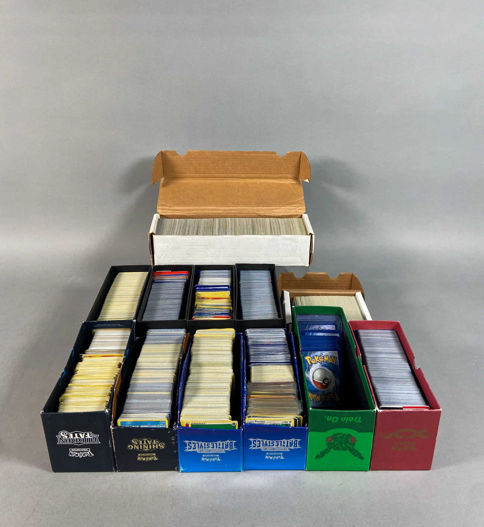 Large Collection of Pokemon Trading Cards c. 2014-2021