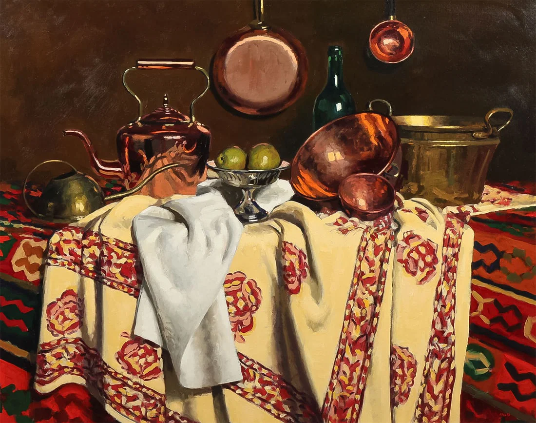 LARGE OIL BY GREGORY STEWART HULL