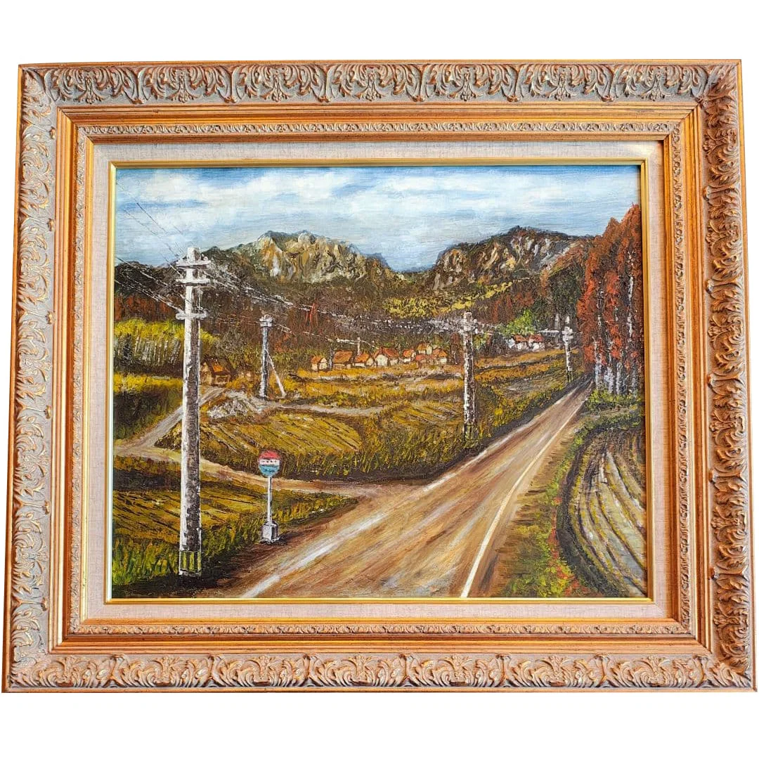 Large oil painting, landscape painting