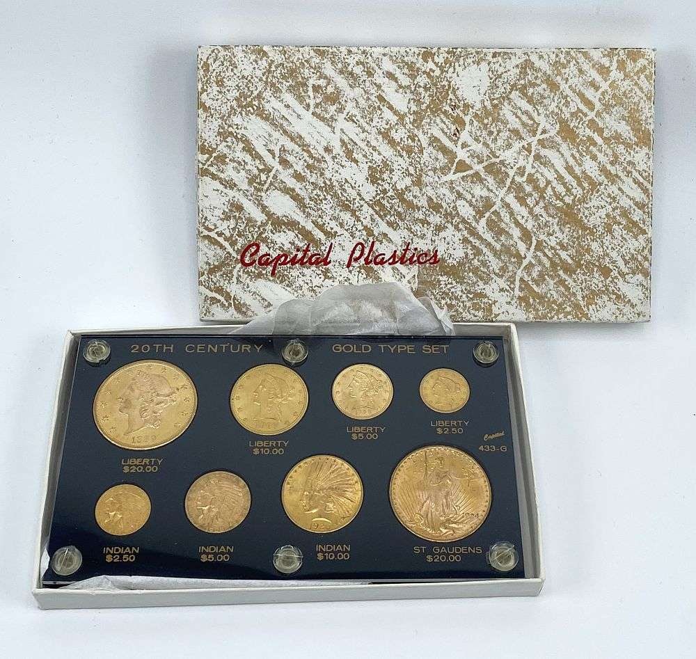Last Minute! 1889-S-1926 Double 20th Century Gold Type Set MS64 (8-coins)