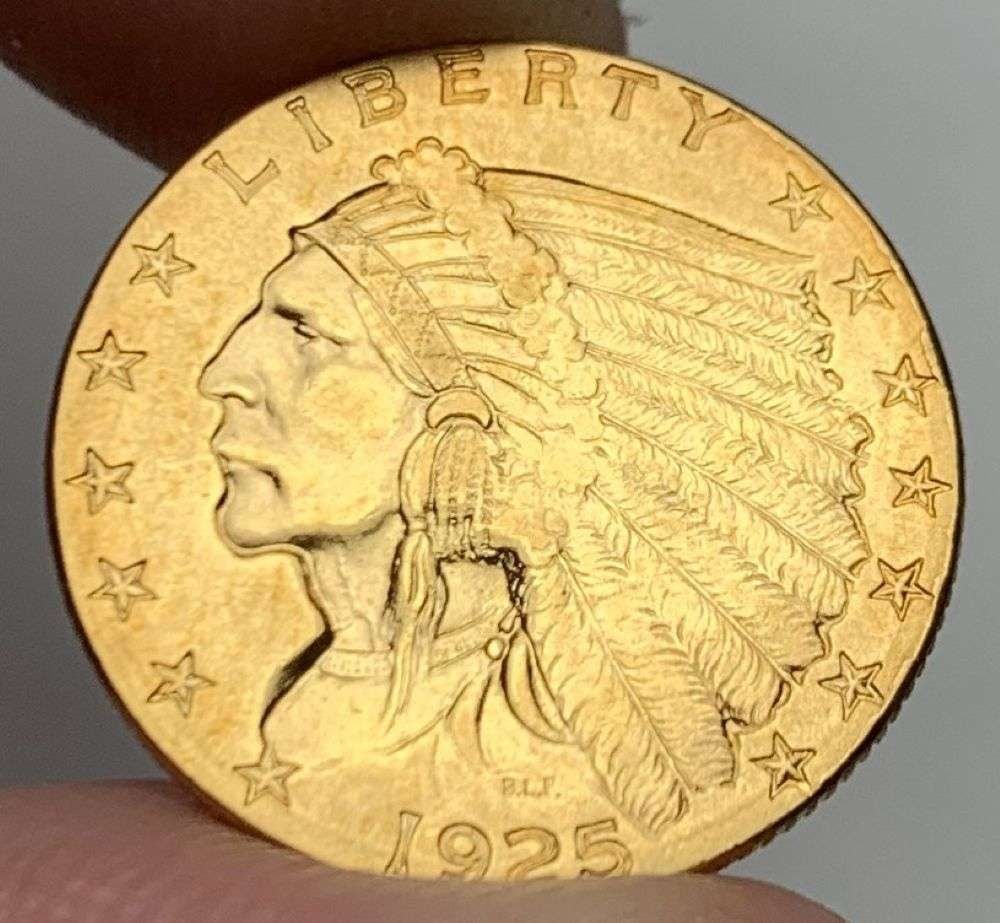 Last Minute Gold! 1925-D Gold $2.50 Indian Head MS65