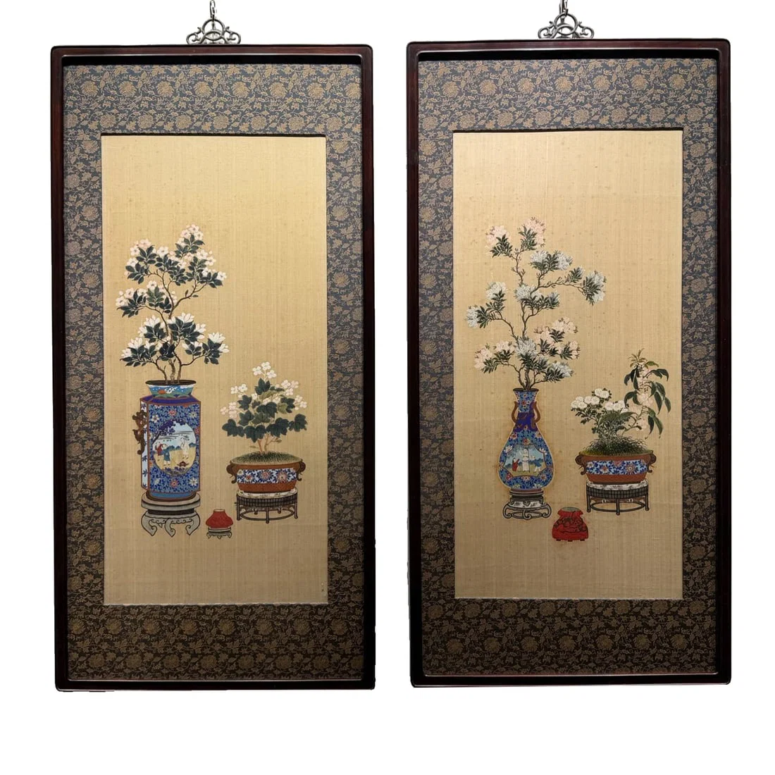 Late Qing and Republic of China Silk Ancient Painting