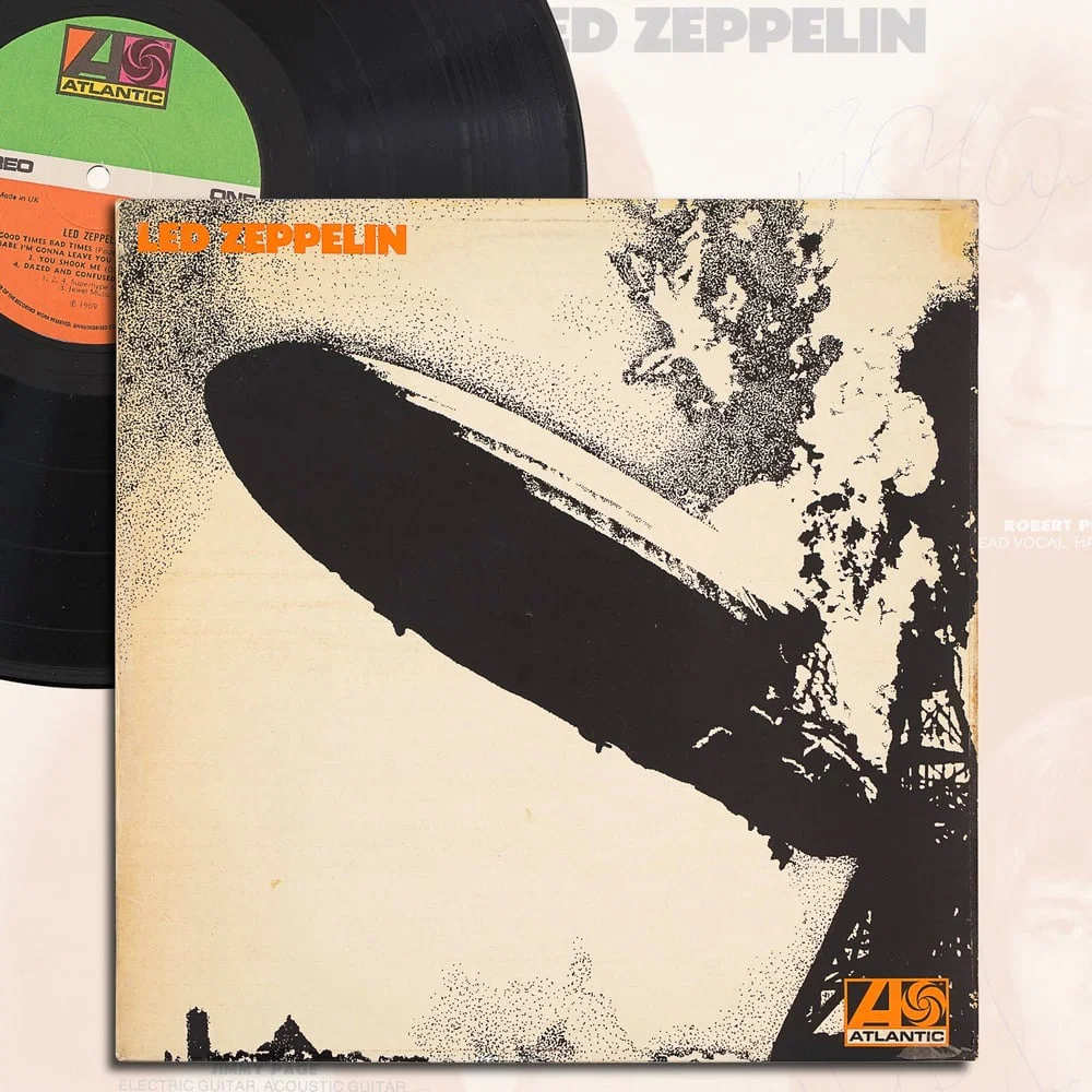LED ZEPPELIN SIGNED LP