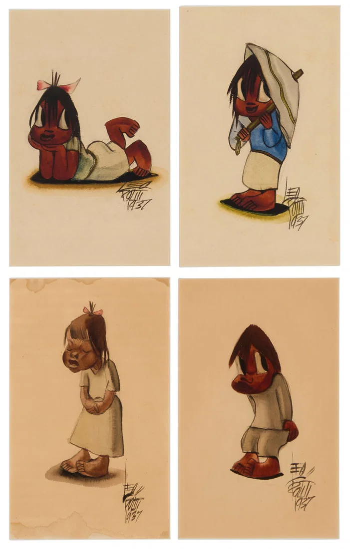 Leo Politi (1908-1996), Illustrations of children, 1937