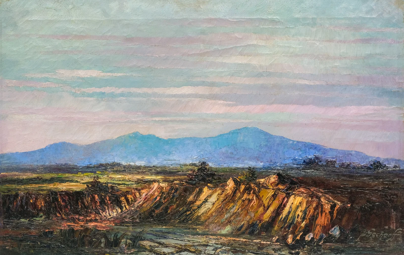 Leonid Gechtoff, Mountain Range