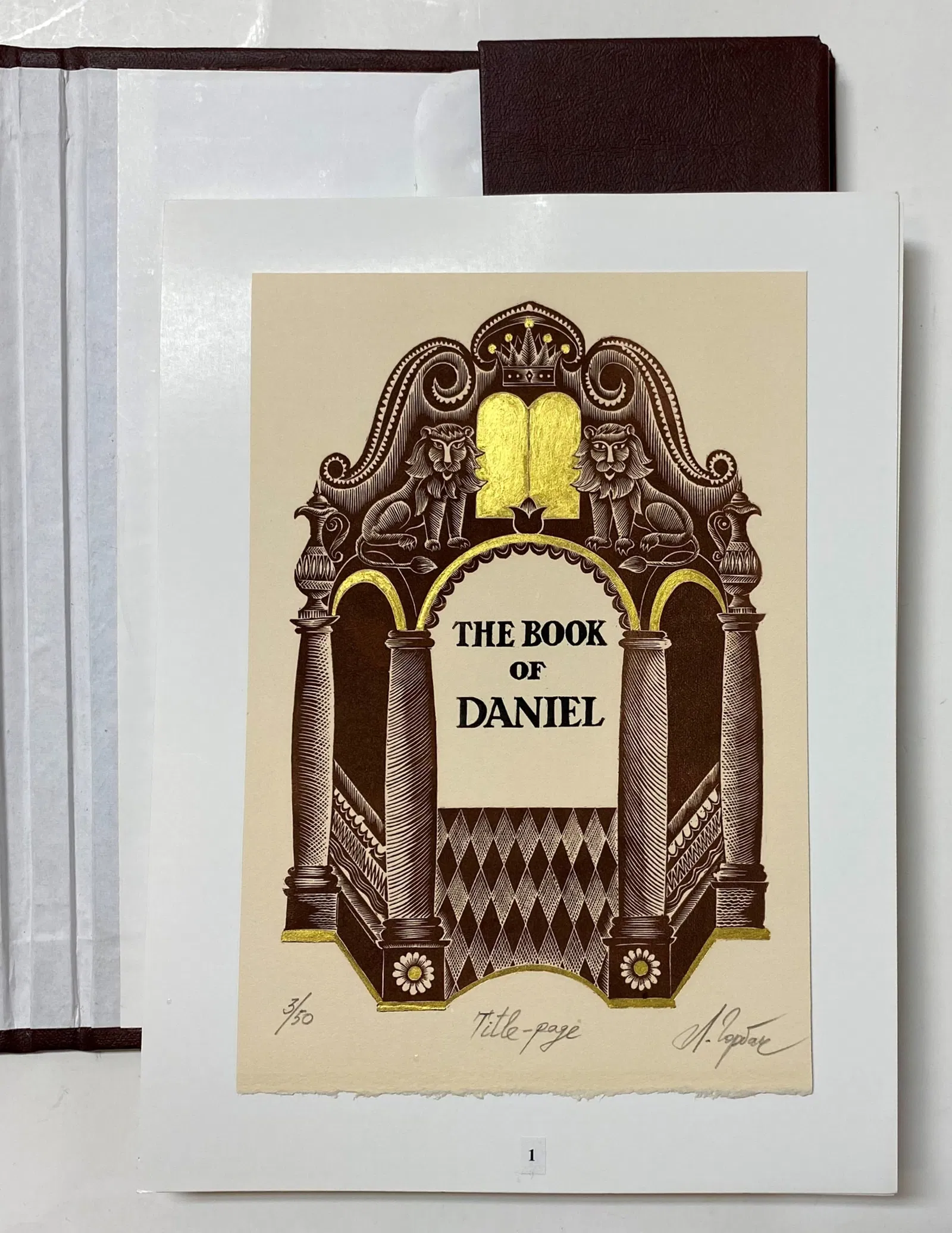 Leonid Gorban: Book of Daniel, 1998 Woodcuts Portfolio