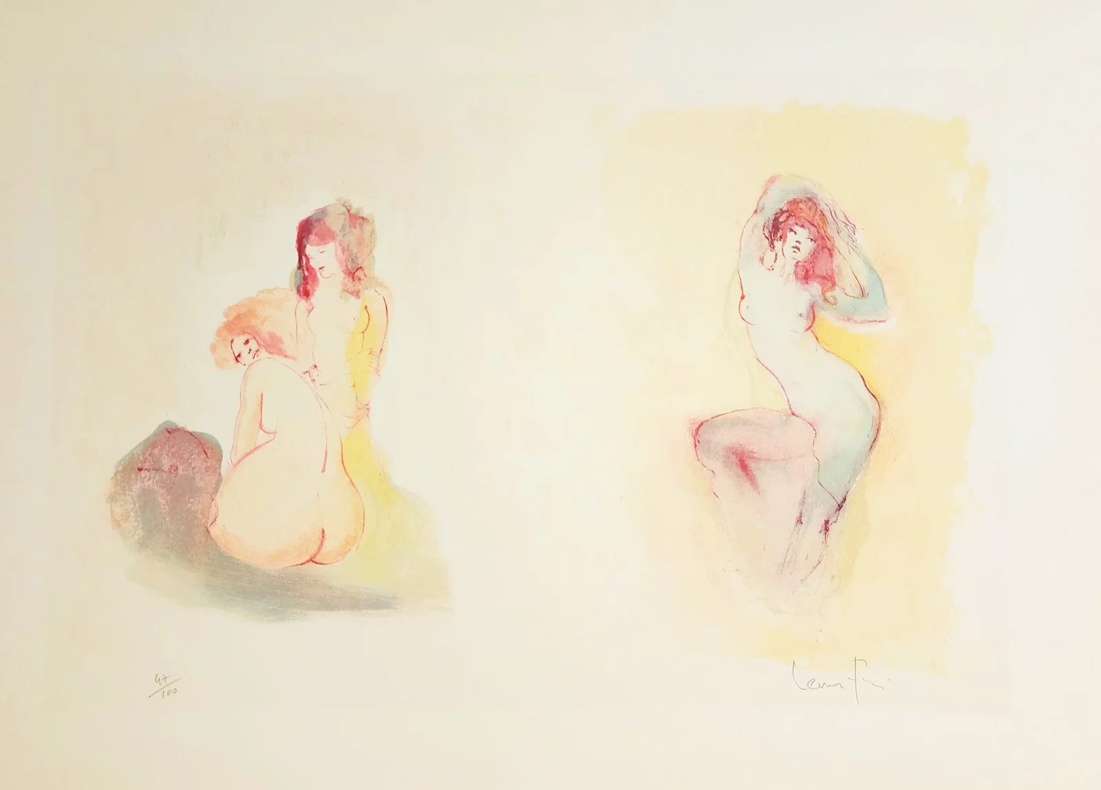 Leonor Fini 'Souvenir d'Ete' 1969