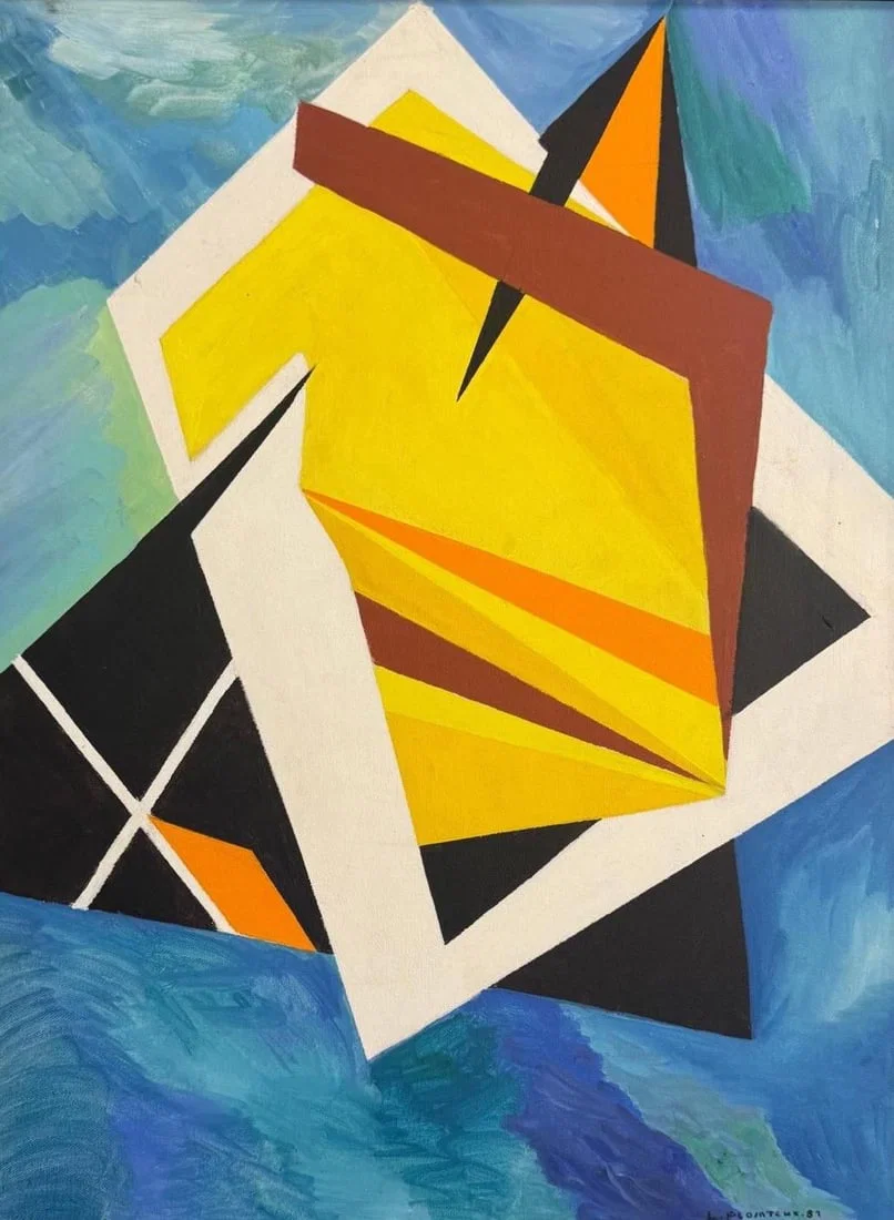 Leopold Plomteux, Acrylic on canvas.