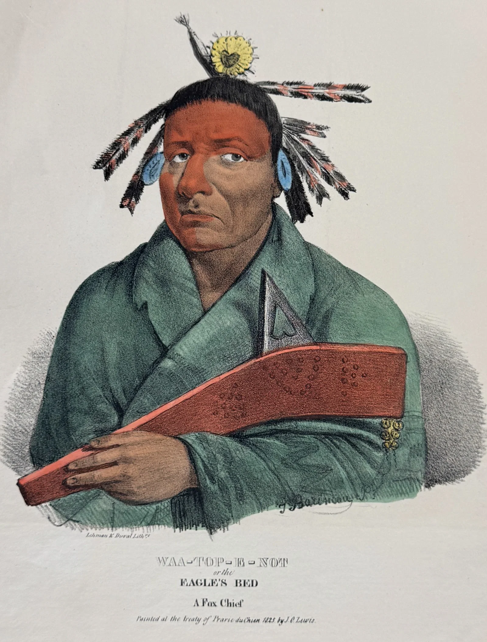Lewis - Waa-Top-E-Not or the Eagle's Bed, A Fox Chief
