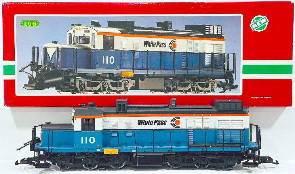 LGB Modern G Scale 2055 White Pass Switcher Boxed