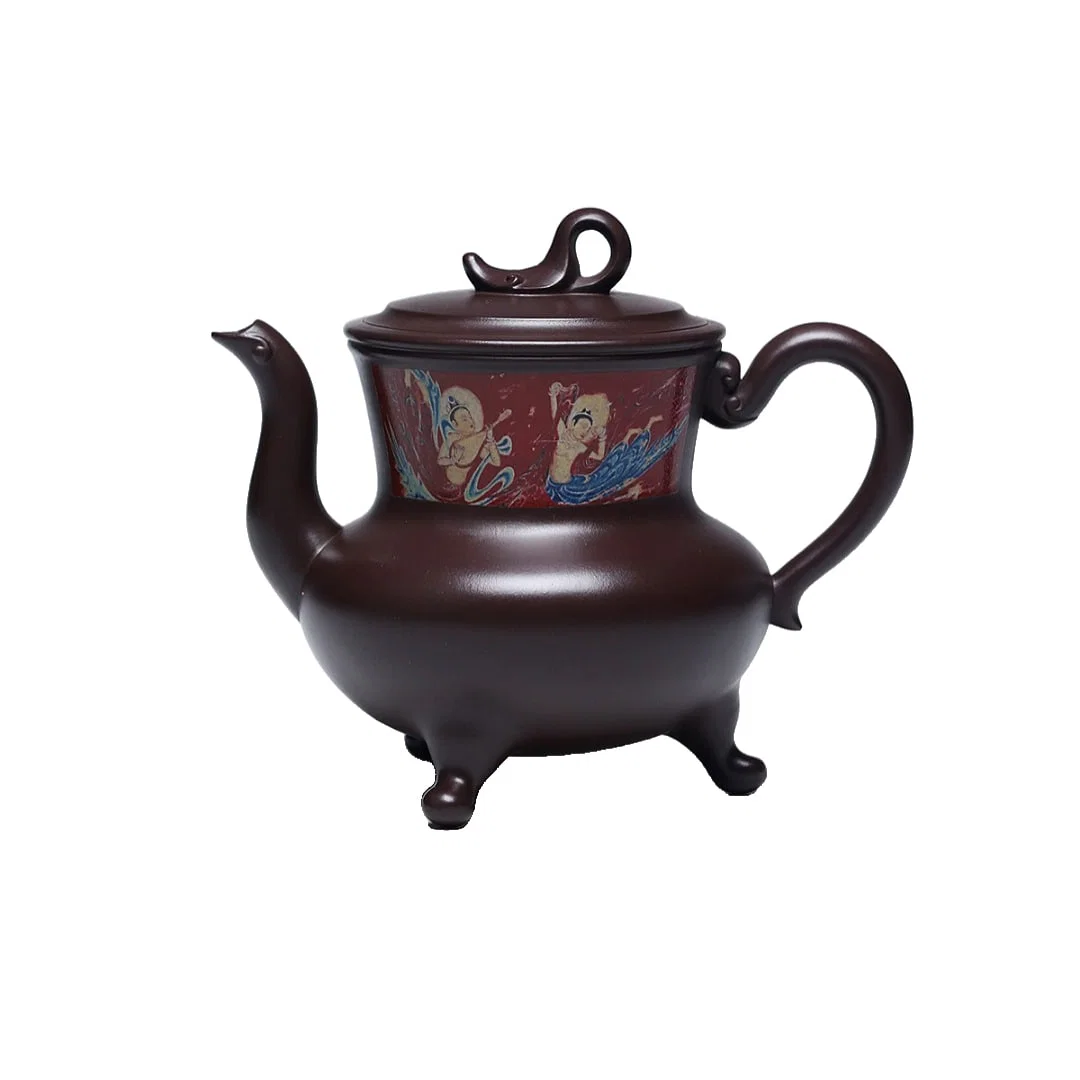 Li Wei - Feng Ming - Dunhuang Feitian Purple Clay Teapot