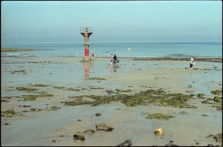 Lifeguard Tower, Lido, Granville, France - C Type Photograph