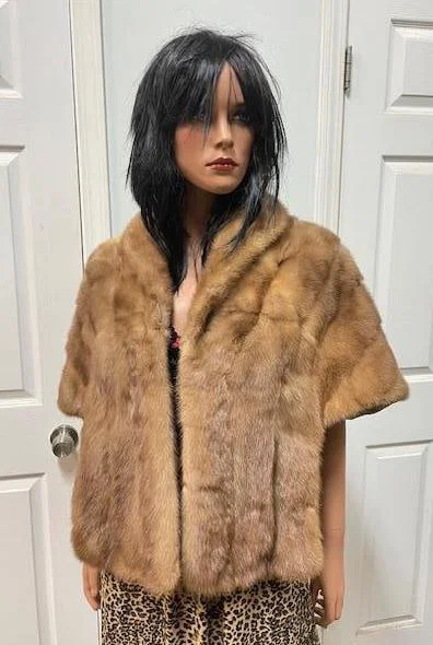 *Like New* Natural MINK Fur Wrap or Shawl