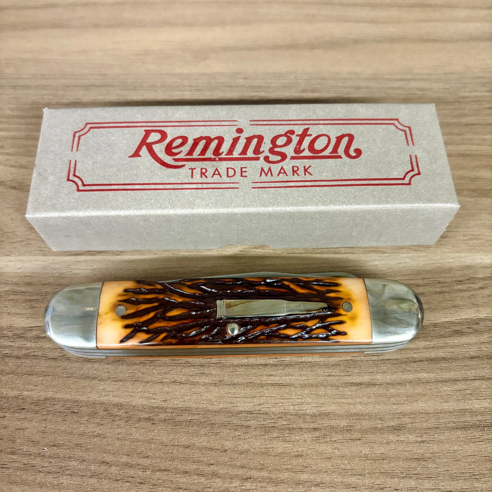 Limited Edition 1993 Remington Bush Pilot Bullet Pocket Knife - 4"