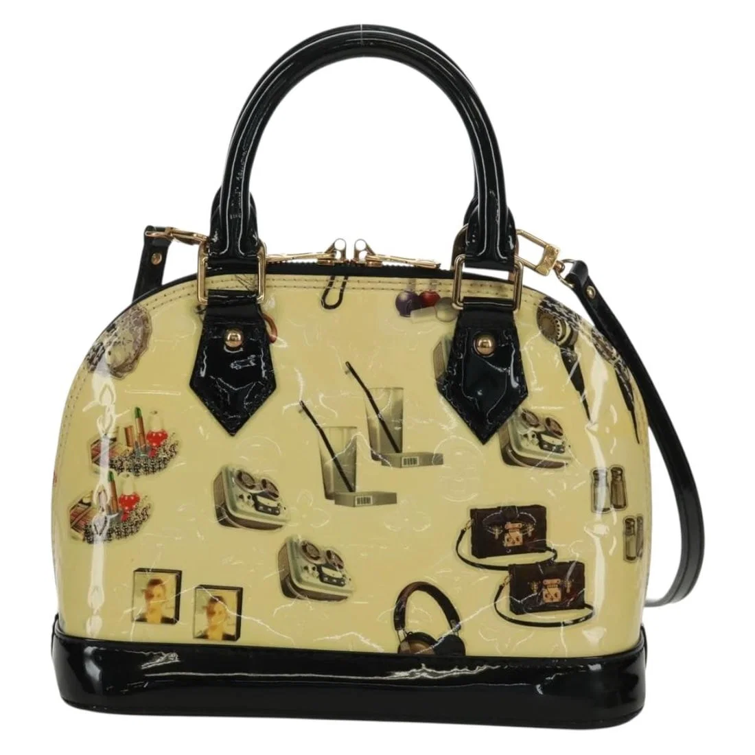 Limited Edition Alma Monogram Vernis Patent Leather Handbag by Louis Vuitton