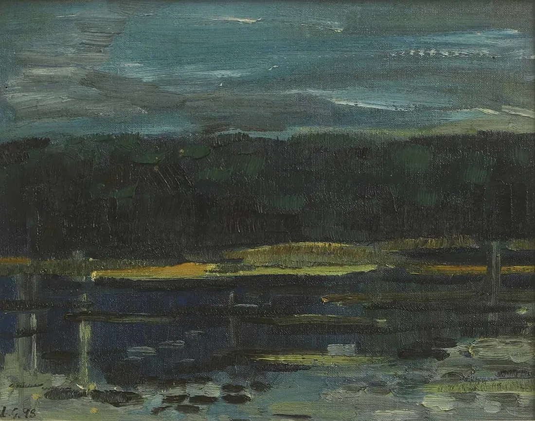 ▲ Lindy Guinness (British, 1941-2020) 'Clandeboye Lake'