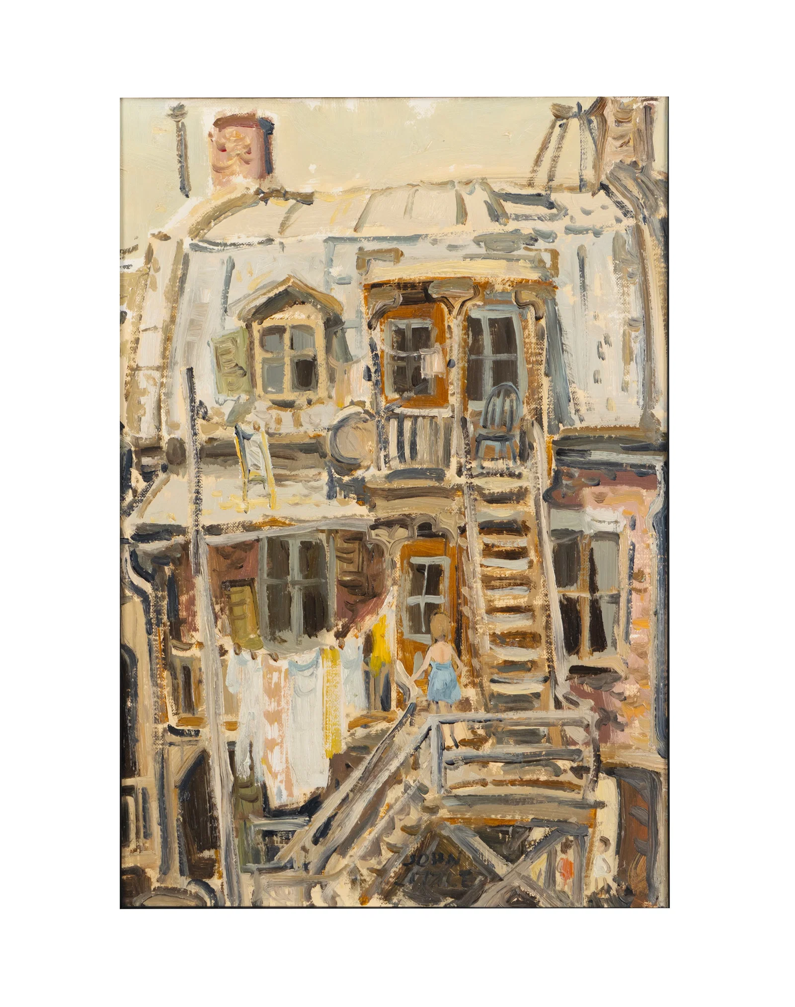 Little, John - "Summer sun, St-Urbain St" - 1961