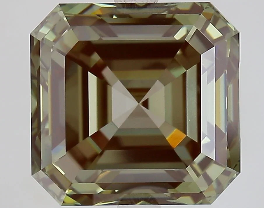 Loose Diamond - ASSCHER 7.26ct Fancy Intense Green VVS2