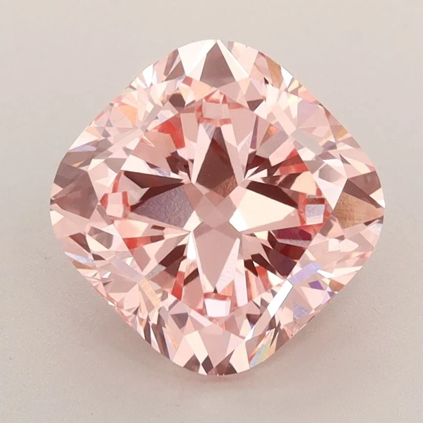 Loose Diamond - CUSHION BRILLIANT 2.74ct Fancy Vivid Pink VS1