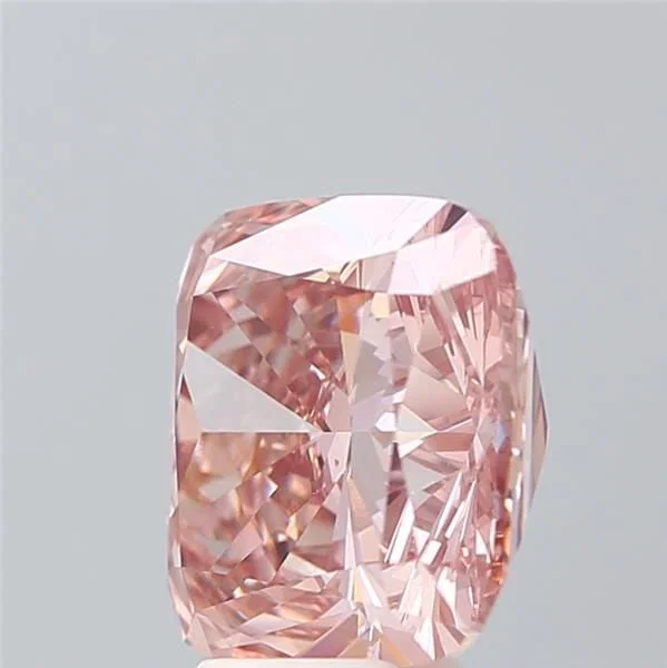 Loose Diamond - CUSHION BRILLIANT 6.0ct Fancy Intense Brownish Pink VS2