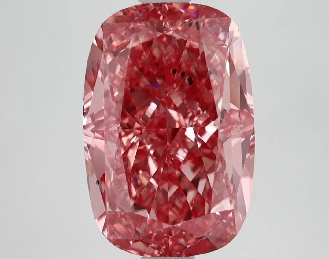 Loose Diamond - CUSHION MODIFIED 4.51ct Fancy Vivid Pink VS2