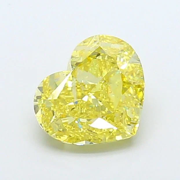 Loose Diamond - HEART 4.19ct Fancy Vivid Yellow VS1