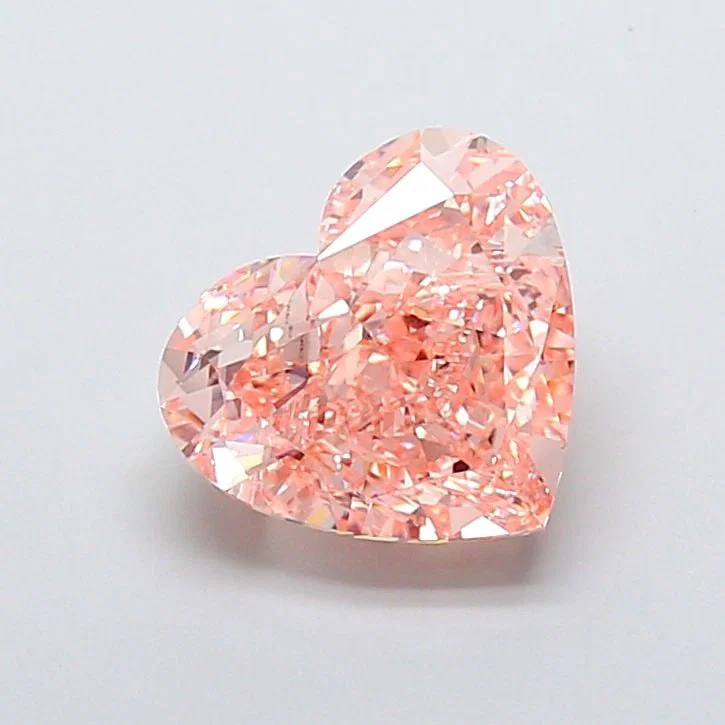 Loose Diamond - HEART 7.07ct Fancy Intense Pink VVS2