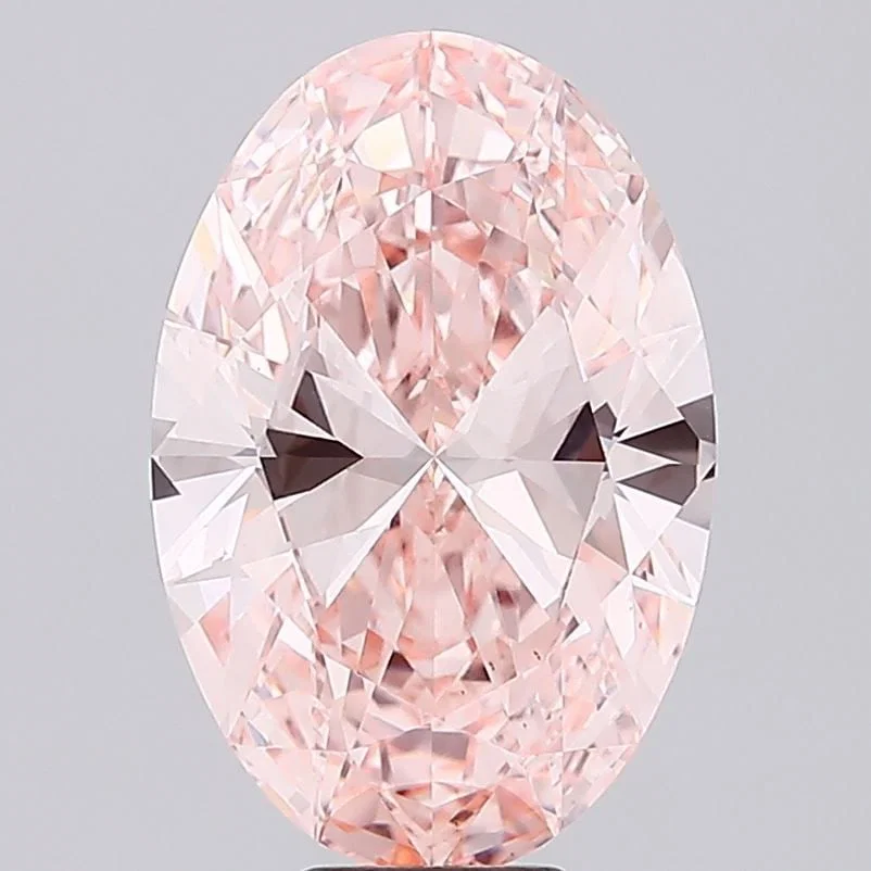 Loose Diamond - OVAL 10.03ct Fancy Vivid Pink VVS2
