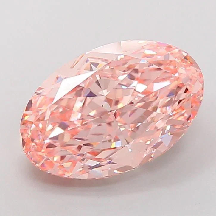 Loose Diamond - OVAL 10.04ct Fancy Vivid Pink VS1
