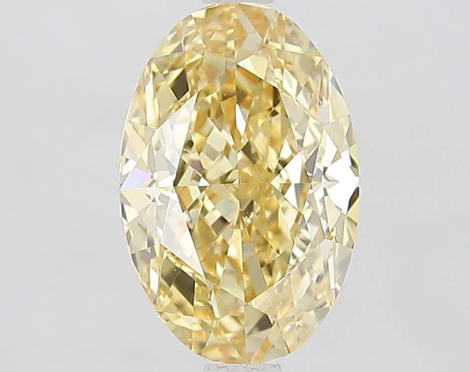 Loose Diamond - OVAL 2.54ct Fancy Intense Yellow VVS2