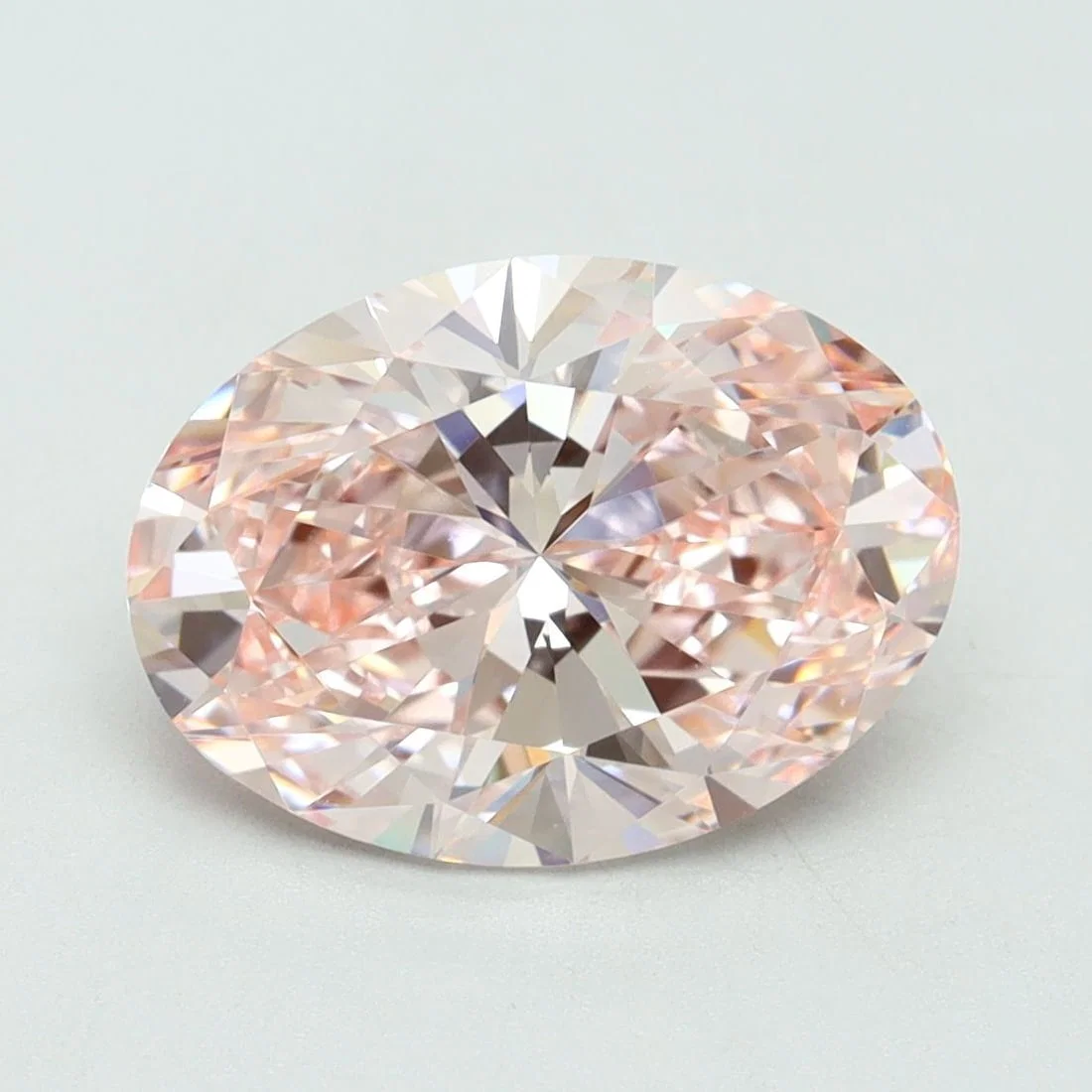 Loose Diamond - OVAL 3.02ct Fancy Intense Pink VVS2