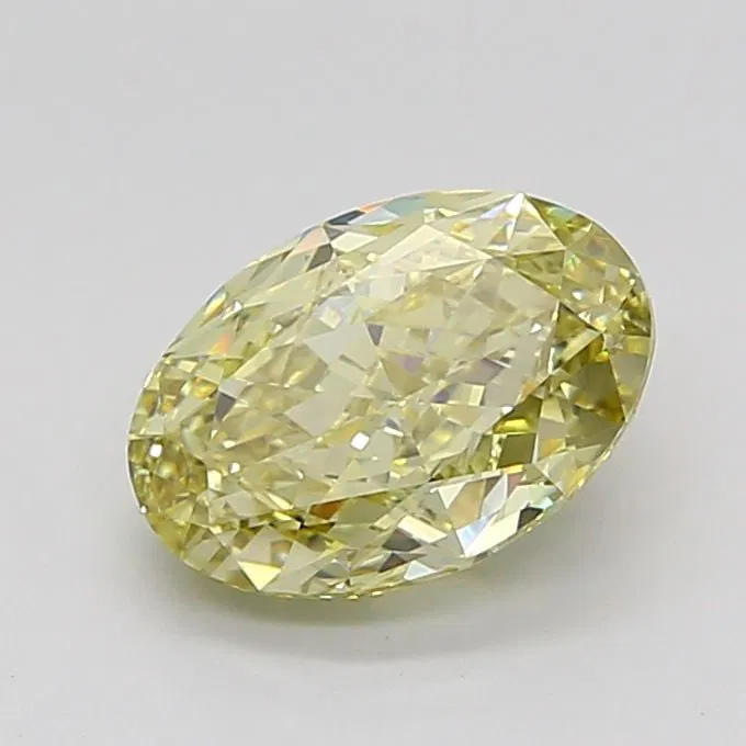 Loose Diamond - OVAL 3.25ct Fancy Intense Yellow VVS2