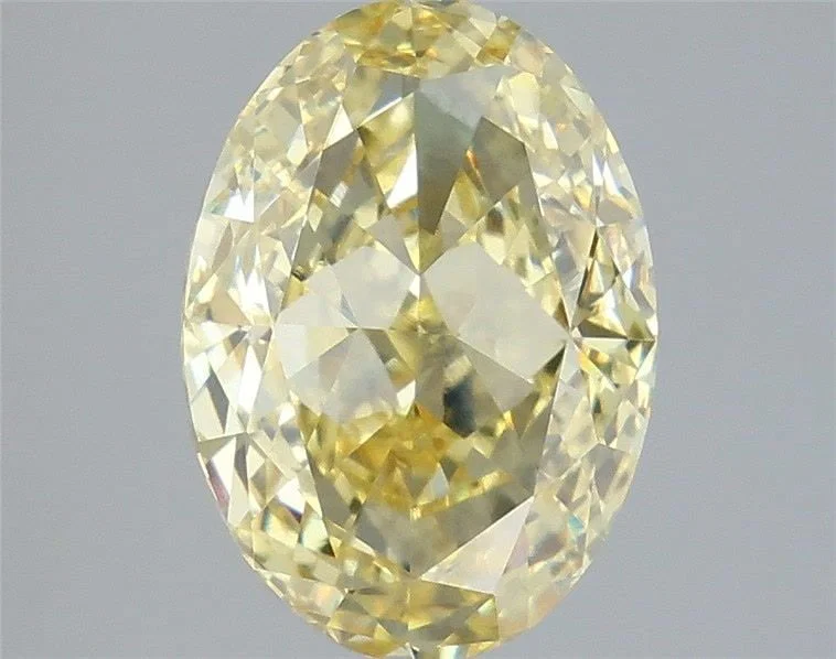 Loose Diamond - OVAL 3.96ct Fancy Intense Yellow VS1